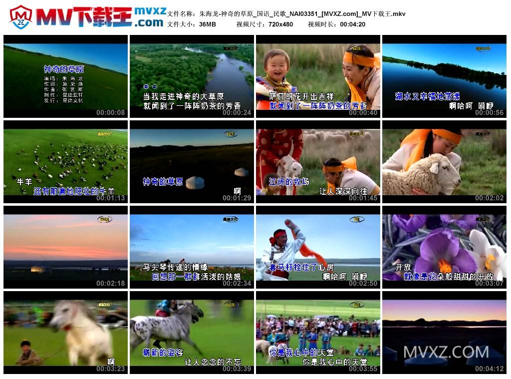 朱海龙-神奇的草原_国语_民歌_NAI03351